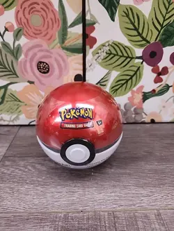 Pokemon TCG 2025 Collectors Poke Ball Tin (3 packs & Sticker) New - Image 1