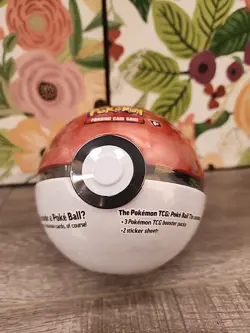 Pokemon TCG 2025 Collectors Poke Ball Tin (3 packs & Sticker) New - Image 3