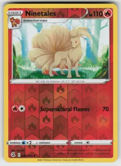 PO-04 Reverse Holo Ninetales 030/264 Uncommon Fusion Strike Near Mint - Image 1