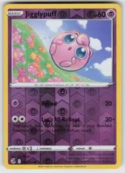PO-04 Reverse Holo Jigglypuff 110/264 Common Fusion Strike Near Mint - Image 1