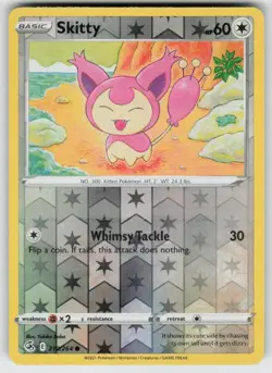 PO-04 Reverse Holo Skitty 210/264 Common Fusion Strike Near Mint - Image 1
