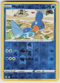 PO-04 Reverse Holo Mudkip 062/264 Common Fusion Strike Near Mint - Image 1
