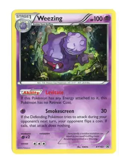 Weezing XY163 Promo Holo XY Promos Pokemon LP - Image 1