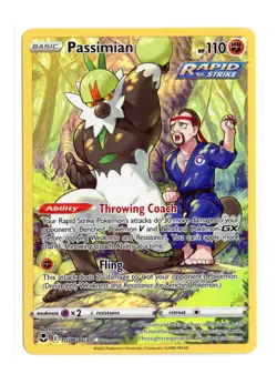 Passimian TG08/TG30 Ultra Rare Holo Silver Tempest Trainer Gallery Pokemon NM - Image 1