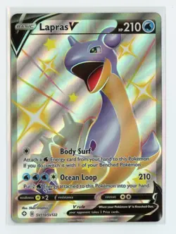 Lapras V SV110/SV122 Shiny Holo Rare Holo Shining Fates: Shiny Vault Pokemon NM - Image 1