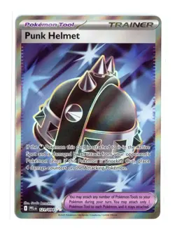 Punk Helmet - 121/094 Ultra Rare Holo ME02: Phantasmal Flames Pokemon NM - Image 1