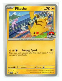 Pikachu 190 Promo Normal SV: Scarlet & Violet World Championship 2024 Pokemon NM - Image 1