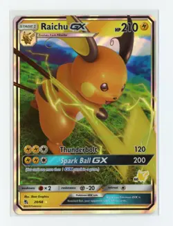 Raichu GX 20/68 (#60 Pikachu Stamped) Promo Holo Battle Academy Pokemon LP - Image 1