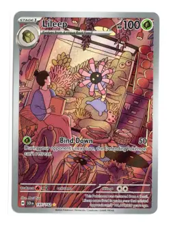 Lileep 145/142 Illustration Rare Holo SV07: Stellar Crown Pokemon NM - Image 1