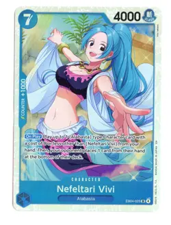 Nefeltari Vivi EB04-025 SR One Piece The Azure Sea's Seven - Image 1