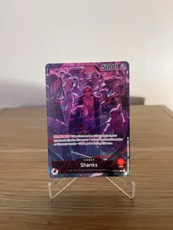 One Piece TCG Shanks OP09-001 Leader Alt Art One Piece 2nd Anniversary English - Image 1