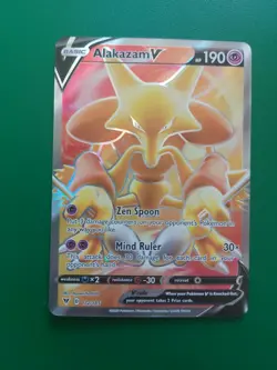 Alakazam V 172/185 Full Art Vivid Voltage Pokemon Card - Image 1