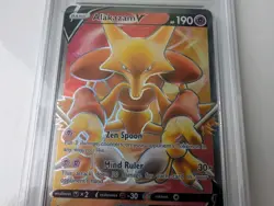 PSA 10 Alakazam V Vivid Voltage 2020 172/185 Holo GEM MINT - Image 4