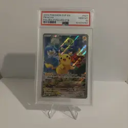2023 POKEMON SVP EN-SV PALDEA EVOLVED ETB PROMO #027 PIKACHU PSA 10 - Image 1