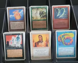 MTG Magic 4th Edition Lot of 89 Cards (lots of rares) MP LP All Pictured - Image 2