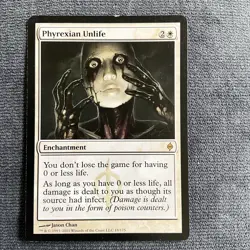 MTG - Phyrexian Unlife - New Phyrexia- LP MAGIC CARD - Image 1