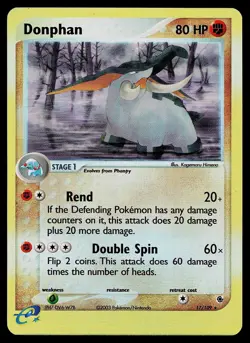 Pokemon Card - Donphan Ruby & Sapphire 17/109 Reverse Holo Rare - Image 1