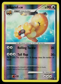 Pokemon Card - Bibarel Supreme Victors 51/147 Reverse Holo Uncommon - Image 1