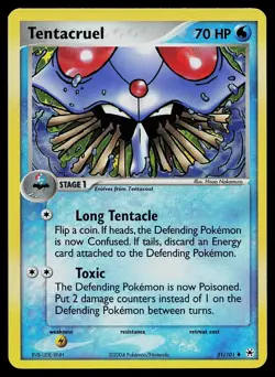 Pokemon Card - Tentacruel Hidden Legends 51/101 Reverse Holo Uncommon - Image 1