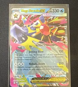 Mega Starmie ex 021/088 Holo NM Pokemon Card ME03 Perfect Order - Image 1