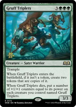 Gruff Triplets Prerelease Card Sealed - Image 1