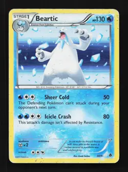 Beartic 30/98 HP Emerging Powers English Pokemon Card TCG - Image 1