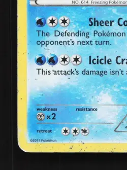 Beartic 30/98 HP Emerging Powers English Pokemon Card TCG - Image 2