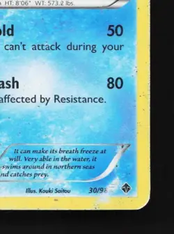 Beartic 30/98 HP Emerging Powers English Pokemon Card TCG - Image 3