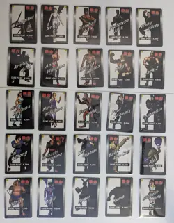 Rare Namco Ohsato Tekken 2 Super Action Card Complete Common 25 Card Set - Image 1