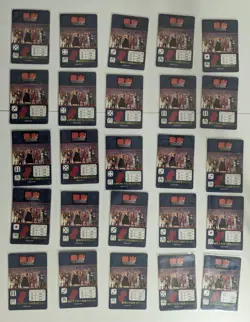Rare Namco Ohsato Tekken 2 Super Action Card Complete Common 25 Card Set - Image 2
