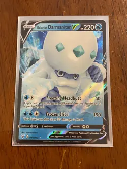 Galarian Darmanitan V 036/185 Vivid Voltage - Pokemon Card - NM - Image 1