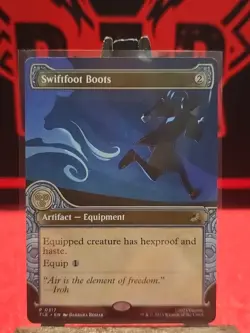 Magic: The Gathering Avatar: TLA Swiftfoot Boots (Showcase) NM Unplayed Regular - Image 1