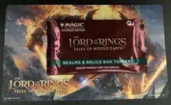 Magic TCG THE LORD OF THE RINGS Booster REALMS & RELICS BOX TOPPER - ENG - Image 1