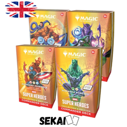 PREORDER MAGIC COLLECTOR'S COMMANDER DECK 4x MARVEL SUPER HEROES ENGLISH ENG - Image 1