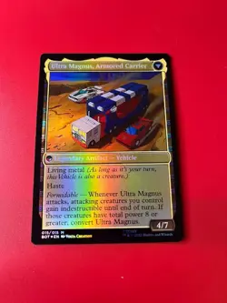 1x FOIL ULTRA MAGNUS, TACTICIAN - Transformers - MTG - Magic the Gathering - Image 2