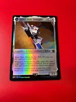1x FOIL PROWL, STOIC STRATEGIST - Transformers - MTG - Magic the Gathering - Image 1