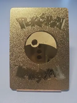 Pikachu Mega Sableye Hp480 Tag Cosplay Gold Foil Fan Art Collector Pokemon - Image 3