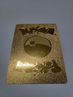 Pikachu Mega Sableye Hp480 Tag Cosplay Gold Foil Fan Art Collector Pokemon - Image 5