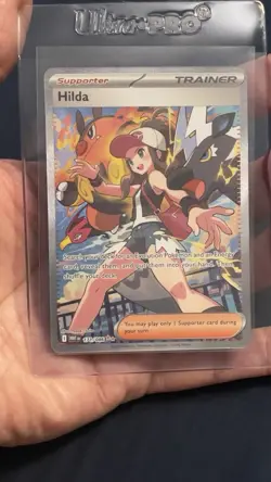 Hilda 171/086 Holo Special Illustration Rare White Flare Pokemon Near Mint - Image 1