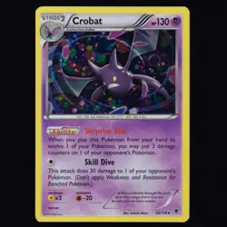 Crobat 33/119 Phantom Forces Cosmos Holo Rare Pokemon TCG LP - Image 1