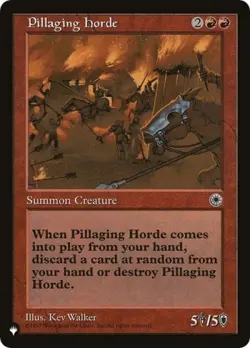 Pillaging Horde - Near Mint MTG The List - Image 1