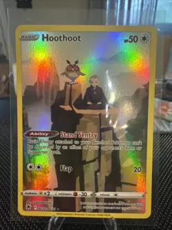 Pokemon Hoothoot TG12/TG30 Swsh10: Astral Radiance Trainer Gallery Holo - Image 1