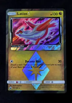 Latias Prism Star 107/168 SM - Celestial Storm - Prism Rare NM Holo Pokemon Tcg - Image 1