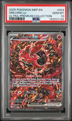 Oricorio ex 024 Mega Charizard X Ultra Premium Collection Pokemon PSA 10 - Image 1
