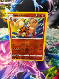 ARCANINE 033/264 FUSION STRIKE Reverse Holo Rare Pokemon - Image 1