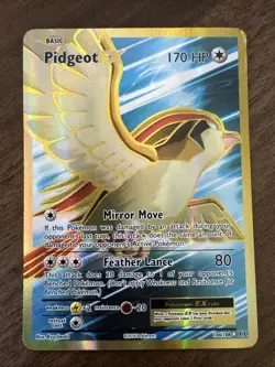 Pokemon Pidgeot EX 104/108 Evolutions Ultra Rare Full Art Holo - Image 1