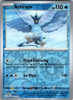 Articuno 032/159 Uncommon Journey Together Pokemon Reverse Holo Near Mint - Image 1