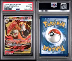 2025 Mega Camerupt ex 156/132 Ultra Rare Pokemon Mega Evolution PSA 10 - Image 1