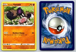 GALARIAN YAMASK 101/192 C REBEL CLASH POKEMON MP KOMAYAMA - Image 3