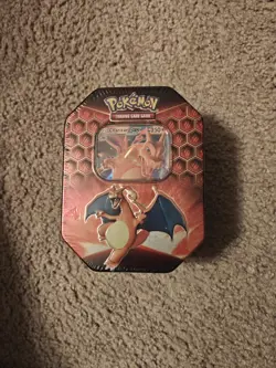 Pokemon Hidden Fates Charizard Tin Facotry Sealed 2019 TCG - Image 1